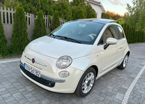 Fiat 500 cena 25900 przebieg: 130000, rok produkcji 2008 z Końskie małe 326